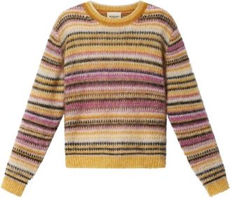 Isabel Marant Trui met ronde hals - Dames - Ronde hals truien - Veelkleurig - XS - Truien & Vesten