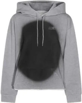Maison Margiela Dames, Sweatshirts & Hoodies, Grijs, Maat: XS Katoen
