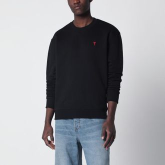 Ami Black Ami De Coeur sweatshirt