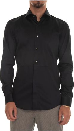 HUGO BOSS Hombre, Camisas, Negro, Talla: S