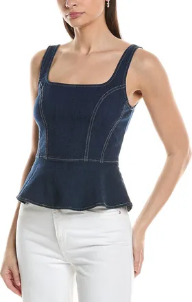 NVLT Nvlt Denim Corset Top