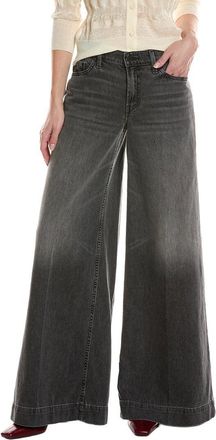 Mother The Mid-Rise Headliner Heel Well Done Wide Leg Jean