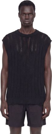 Laneus Destroyed Knit Vest