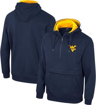 Colosseum Mens Colosseum Navy West Virginia Mountaineers Half-Zip Hoodie at Nordstrom, Size Medium