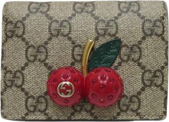 Gucci Pre-owned Bi-fold Portemonnee - Dames - Vintage Accessoires - Beige - ONE Size - Vintage