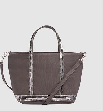 Vanessa Bruno Cabas XS Toile Zippé Anthracite