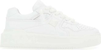 Valentino Garavani One Stud XL Sneaker - Heren - Sneakers - Wit - 40 EU - Leer - Schoenen