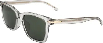 HUGO BOSS Mens 54 mm Grey Sunglasses BOSS1540-F-SK-KB7-54