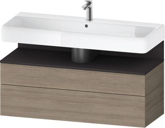 Duravit Qatego Mueble Bajo Lavabo, 1 Extra&iacute;ble Y 1 Caj&oacute;n, - Duravit