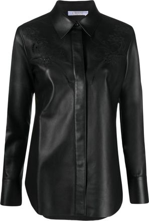 Chloé Black Leather shirt