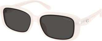 Coach HC8444D CBY86 Asian Fit 579087 Womens Sunglasses White Size 57