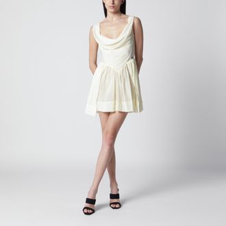 Vivienne Westwood Sunday mini dress in milk-colored cotton