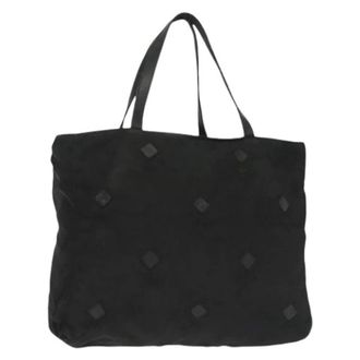 Prada Pre-owned Tote Bags, female, Black, Size: ONE SIZE Pre-owned Nylon prada-bags