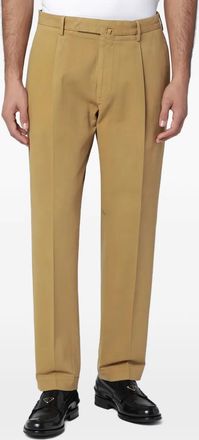 Santaniello regular trousers - men - Cotton/Cashmere - 52 - Neutrals