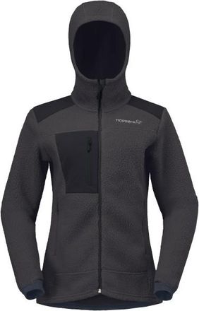 Norr&oslash;na Trollveggen Warm3 Zip Hood Fleecejacke f&uuml;r Damen | grau