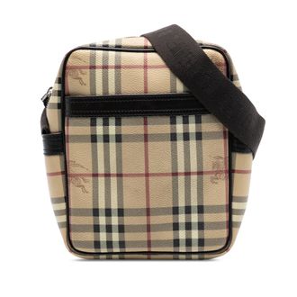 Burberry Tweedekans Haymarket Check Coated Canvas Schoudertas