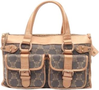 Celine Borsa a mano Pre-owned in tela e pelle - - Pre-owned - Donna - Marrone - ONE SIZE