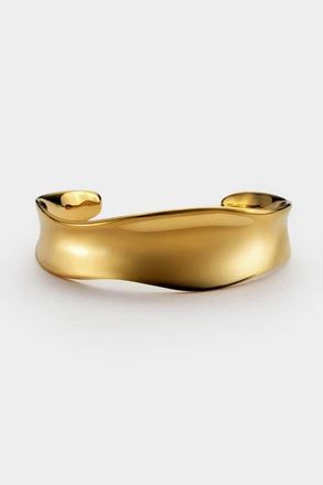 Katie Loxton Molten Luxe Waterproof Gold Bangle at Nordstrom