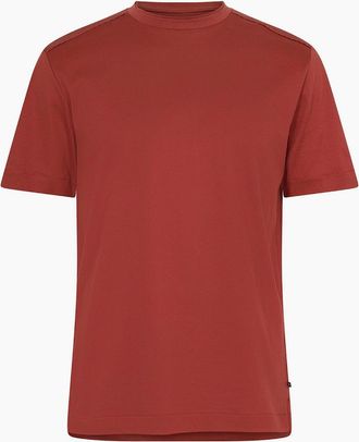 HUGO BOSS Mens Mens Tiburt 365 10260031 01 T-Shirt - Red - Size: 36