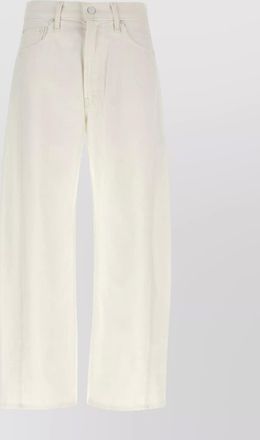 Mother the complete ankle pipe jeans