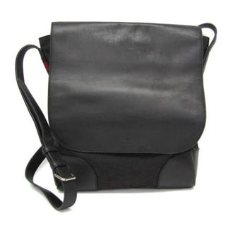 Gucci Pre-owned 322077 Messenger Bag - Heren - Vintage Schoudertas - Zwart - ONE Size - Leer - Vintage
