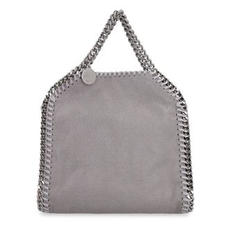 Stella McCartney Stella McCartney, Tote Bags, female, Gray, Size: ONE SIZE Tiny Falabella mini bag