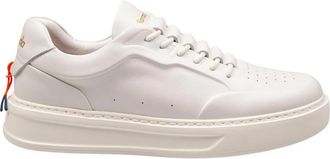 Barracuda Witte Nappa Leren Slip-On Sneakers - Heren - Sneakers - Wit - 45 EU - Leer - Schoenen