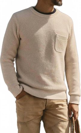 Taylor Stitch Crawford Crew Sweater In Marled Natural