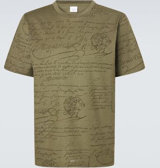 Berluti Printed cotton jersey T-shirt