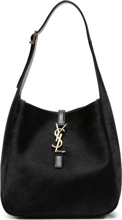 Saint Laurent buckle detail shoulder bag - Black