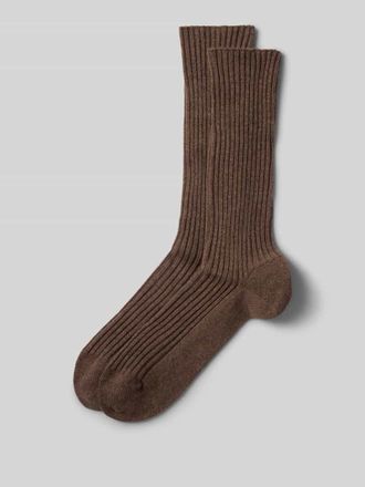 Falke Socken mit Kaschmir-Anteil Modell COSY in Beige Melange, Größe 39-42