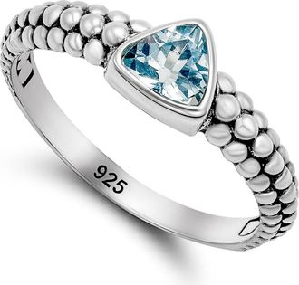 Samuel B. Stone Trillion Ring in Blue at Nordstrom Rack, Size 7