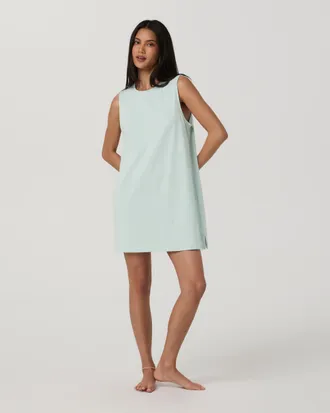 Vuori Clothing Heavyweight Cotton Easy Dress | Seaside | XS, Size Extra Small
