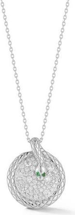Glaze Jewelry Snake Pendant Necklace in Silver at Nordstrom Rack