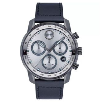 Movado Mens Bold verso Silver Dial Watch