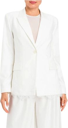 Twinset Donna, Giacche, Bianco, XS, new