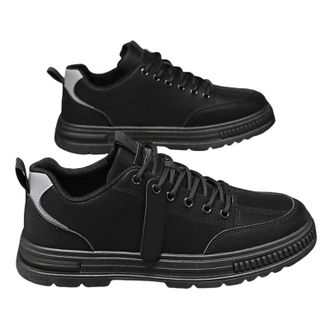 Generic Mens Sneaker Shoes Wide, Popular Labor Shoe Flat Bottom Walking Trainers Breathable Sports Shoes Slip-Resistant Work Shoe Low-Top Casual Trainer Comfo