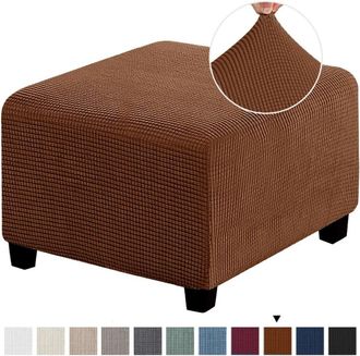 OEM Funda El&aacute;stica Duradera De Jacquard Para Taburete, Disponible En Tres Tama&ntilde;os Diferentes, Para Guardar Taburetes Plegables (marr&oacute;n Claro, Talla M)