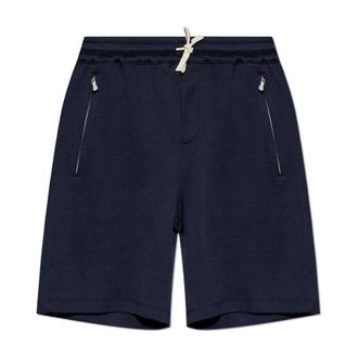 Eleventy Casual Shorts, male, Blue, Size: XL Shorts with Pockets