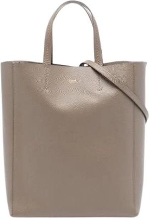 Celine Pre-owned Tote Bags, female, Brown, Size: ONE SIZE Pre-owned Vertical Cabas