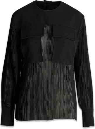 Proenza Schouler Superior Blouse - Dames - Blouses - Zwart - XS - Polyester - Overhemden