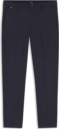 BOSS Modern-fit pants in stretch-cotton twill