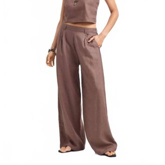 Vitamin A The Getaway Pant In Mocha Brown