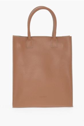 Woolrich Solid-Color Leather Tote Bag size One Size