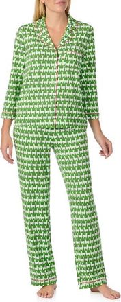 Kate Spade New York print pajamas in Green Print at Nordstrom, Size X-Small