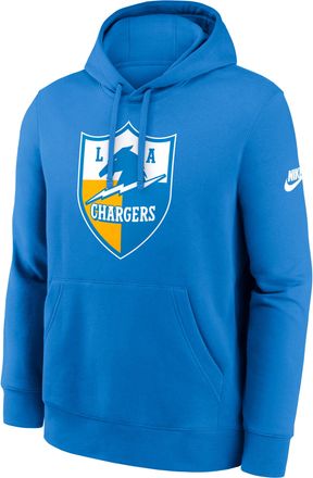 Nike Los Angeles Chargers Club Logo Nike Mens NFL Pullover Hoodie in Blue | NKDK48Y9QV-N09
