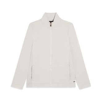Freddy Felpa donna full-zip con inserti in tessuto micro-trecce