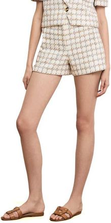 Veronica Beard Jazmin Tweed Shorts in Ecru Multi at Nordstrom, Size 16