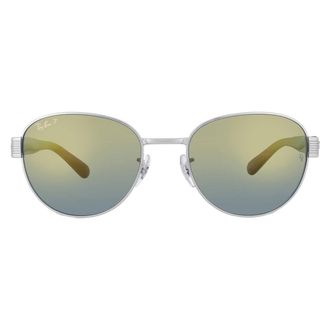 Ray-Ban Gold Polarized Square Unisex Sunglasses RB3766CH 003/J0 56