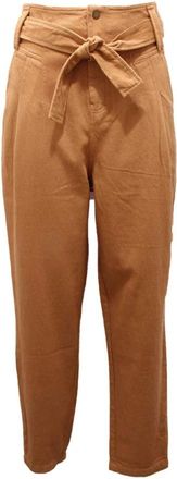 Twinset RUM Stijl Damesbroek - Dames - Regular Fit Jeans - Bruin - L - Jeans